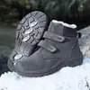 Nuevos zapatos de algodón para niños, botas de nieve cálidas de terciopelo para exteriores, zapatos para niñas, zapatos de moda, zapatos de algodón, zapatos casuales.