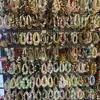 Oferta Especial! Liquidação de Pulseiras de Contas Rachadas pelo Gelo, Pulseiras Simples e Versáteis para Namoradas e Estudantes, Barracas de Rua no Atacado