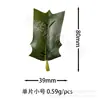 Hojas Octagonales Simuladas, Hojas de Planta Verde Simuladas de Tres Puntas, Accesorios para Manualidades de Hojas Simuladas, Hojas Falsas de Planta Verde Simuladas