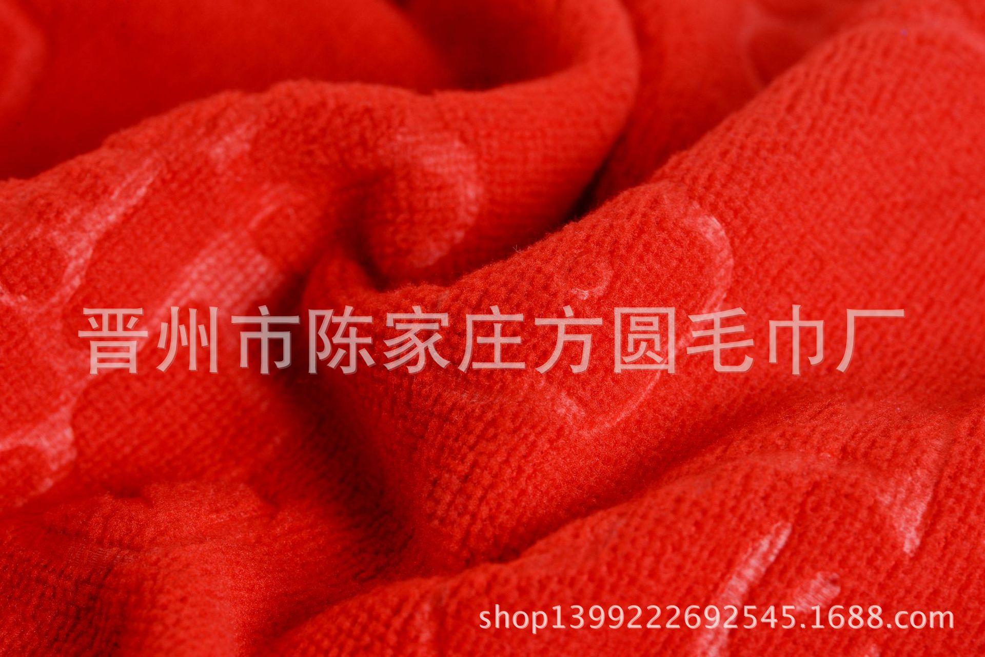 30*30压花方巾