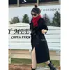 Gabardina de otoño para mujer, estilo nuevo, talla petite, versión coreana, diseño elegante y con estilo