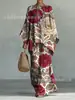 Nuevo conjunto de dos piezas para mujer: camiseta casual de moda con estampado transfronterizo, cuello redondo, manga larga + pantalones de campana