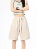 Pantalones Cortos Transpirables de Secado Rápido al por Mayor para Mujer, Pantalones Casuales Versátiles Sueltos de Longitud Media para Verano, Pantalones Rectos de Cinco Puntos para Niñas