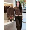 Novo Suéter de Malha Feminino Elegante com Gola Volumosa, Peça de Roupa Estilosa e Elegante para Outono/Inverno 2026