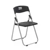 Sillas plegables de plástico al por mayor, sillas de comedor para el hogar, sillas plegables de moda, sillas de oficina con respaldo, sillas para estudio en computadora de dormitorio para estudiantes