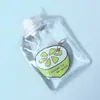 Bolsa Térmica Transparente de Água Quente Inverno Desenho Animado Quente Simples Anti-Frio Bolsa Aquecedora de Mãos para Estudantes Conveniente Portátil Cheia de Água Bolsa de Compressa Quente