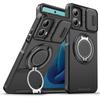 Funda para teléfono con ventana deslizante adecuada para Motorola Gstylus20252026 Motogpower2024 Anticaída