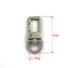 Cordón para Teléfono Móvil de 8 mm Hebilla Cuadrada de Puerta Anillo de Resorte Descuento Tornillo Sub-Plata Nuevo Reloj Colgante de Metal Cubo Colgante de Gama Alta