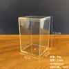 Caja transparente al por mayor de 5 cm, caja cuadrada de plástico acrílico con tapa y base, caja de dulces, cubo para figura, caja de embalaje para exhibición