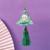 Nuevo Sachet de Ajenjo para el Festival del Bote del Dragón Mini Triángulo Zongzi Colgante de Regalo para Eventos Sachet Portátil de Hoja de Ajenjo Bolsa de la Suerte
