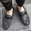 Estación europea Zapatos Bean zapatos casuales de hombre zapatos de cuero de suela suave mocasines mocasines zapatos de hombre Inglaterra una generación de cabello
