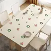 Jogo Americano Simples de Desenho Animado Impermeável à Prova de Óleo Resistente ao Calor Lavável Toalha de Mesa Modelo Novo 2025 Capa de Mesa de Centro Tapete de Proteção para Mesa