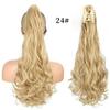 Vendas diretas transfronteiriças rabo de cavalo garra de cabelo natural fofo onda grande longo cabelo encaracolado fibra química rabo de cavalo