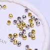 Accesorios de bricolaje, cuentas espaciadoras de plata esterlina S925 cortadas con láser, cuentas hechas a mano, collar de cuentas, pulsera, accesorios espaciadores, decoración