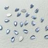 Rhinestones Irregulares Planos Color Azul Claro para Uñas, Rhinestones tipo Hada para Punta de los Dedos, Cristales Decorativos Versátiles