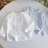 Camada Base Versátil de Algodão para Meninas 2026 Nova Coleção Primavera/Outono Camiseta de Manga Longa para Bebê Top Elegante Casual na Moda