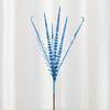 Suministros navideños, hoja de polvo de oro, simulación de flores, 5 barras de horquilla, torre de pino, decoración navideña, planta de simulación, arreglo floral, fábrica al por mayor