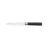 Juego Completo de Cuchillos para el Hogar de 9 Piezas Set de Cuchillos de Cocina de Acero Inoxidable Cuchillo para Rebanar Cuchillo para Pan Mango Negro Set de Cuchillos de Cocina