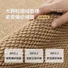 Alfombra Imitación Sisal para Sala de Estar 2026 Nuevo Lujo Ligero Francés Felpudo Alfombra de Piso para Dormitorio Mesita de Noche Estilo Simple de Mediados de Siglo Lavable a Máquina