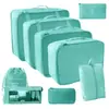 2025 Novas Sacolas Organizadoras Populares para Cosméticos, Mudança, Viagem, Conjunto de Sete Peças para Roupas, Colchas, Roupa Íntima, Desktop Atacado