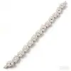 Diadema de Pedrería y Perlas para Novias y Damas de Honor, Accesorios para el Cabello de Banquete, Estilismo de Cabello para Actuaciones Escénicas con Perlas, Hecho a Mano