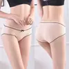 Ropa interior de mujer de estilo japonés estudiante coreano hilo cintura media niña sexy linda talla grande pantalones comercio electrónico transfronterizo