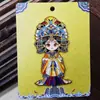 Imanes de Madera para Nevera con Personajes de Tendencia Nacional en Stock, Souvenirs Turísticos Creativos con 56 Grupos Étnicos, Diseños de Emperador y Emperatriz, Venta al por Mayor a partir de Una Pieza
