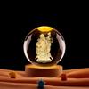 Estrela de Aniversário Escultura Laser 3D Interna Bola de Cristal Decoração Criativa de Luz Estrelada para Colegas e Namoradas Presente de Aniversário