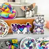 Nuevos Accesorios para Bolsos de Pato Gato Arcoíris con Brillo de Dibujos Animados Acrílico Lindos Parches DIY Acrílico