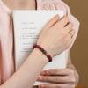 Nuevo Original Imitación de Mineral Cinabrio Jingxin Pulsera para Mujer Arena Zijin Pulsera de Cuentas de Buda para Hombre Regalo de Año de Vida al por Mayor