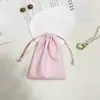Bolsa de Cordão em Couro PU Moda Simples Joias Acessório Personalizado Bolsa Diária Protetora contra Poeira Atacado