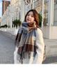 Bufanda de Invierno Nueva 2024 para Mujer Versátil Estilo Ins Ambiente Lindo de Estudiante Diseño de Nicho Bufanda Avanzada