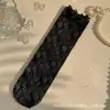 Meias Slouch de Renda Coreana com Laço e Babados Coloridas Doces Novas para Meninas, Meias Curtas Finas para Mulheres