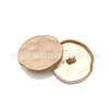 Spot Novo nevoeiro ouro névoa prata superfície irregular metal pé alto costura costura fivela trench coat botão