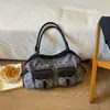 Bolsa de mano de gran capacidad con lunares, bolsa cruzada multiusos casual de nicho 2026, bolso de mano y bolsa para el trabajo, nuevo estilo de moda