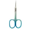 Tijeras para Cutícula Curvas Estilo Ruso de Segunda Generación, Tijeras para Piel Muerta Estilo Ruso, Empujador de Acero, Especializadas para Salones de Uñas, Tijeras para Cutícula Curvas Estilo Ruso, Tijeras para Uñas Puntiagudas