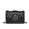 Bolsa Feminina da Moda Rombos Estilo Ins Versátil Versão Coreana Bolsa Transversal com Corrente Bolsa de Ombro Feminina para o Dia a Dia