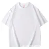 180g Algodão Penteado Gola Redonda Manga Curta Processamento de Amostra Personalizado Camiseta de Cor Pura