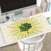 Mouse pad criativo de folha de toranja, extra grande fofo de desenho animado com apoio de pulso para dormitório, pad de mesa, mouse pad para estação de trabalho
