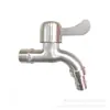 Extensión de Grifo para Patio Exterior Acero Inoxidable 304 Lavadora Doméstica Grifo de 4 Puntos Flujo Grande Hilo Anticongelante