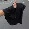 Camiseta sin mangas para hombre Verano Fitness Secado rápido Malla Chaleco de sudoración Pulóver Top deportivo Seda de hielo Transpirable