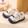 Zapatos Babu Dou para Niñas Pequeñas Otoño Nuevo Superficie de Cuero Impermeable Zapatos Funcionales Estables para Bebés Zapatos para Niños de 0-1-3 Años