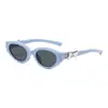 Gafas de Sol Transfronterizas Europeas y Americanas Mismo Estilo para Mujer, Montura Pequeña Ojo de Gato, Gafas de Sol de Alta Gama, Gafas de Sol Ojo de Gato con Lazo, Venta Directa de Fábrica
