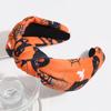 Diadema con nudo de calavera de calabaza y telaraña de estilo gótico oscuro transfronterizo europeo y americano, accesorio para el cabello para uso diario.