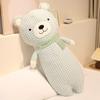 Bufanda Oso Almohada Larga Almohada de Sofá Cama Compañero de Sueño Muñeco de Peluche Regalo de Cumpleaños Almohada para Dormir