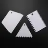Cuchillo Cortador Personalizado Raspador Herramienta de Repostería Raspador de Crema para Pasteles Herramienta de Plástico para Glaseado