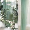 Arco de boda de gasa blanca arco de propuesta de matrimonio fondo estilo nacional techo chino cortina de gasa blanca foto decoración exterior
