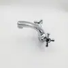 Grifo de aleación de zinc para lavabo de baño, de doble mango, de un solo agujero, para agua caliente y fría, para tocador de baño