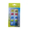 Portafusible para Coche Tienda 4S Fusible Pequeño y Mediano para Coche 10-30A Fusible para Coche