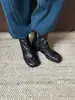 Versión de piel de vaca ~ Otoño 2026 Botas de estilo coreano con punta dividida para mujer, botas de moda negras de tacón grueso hasta la pantorrilla, botas versátiles de ajuste ceñido para mujer